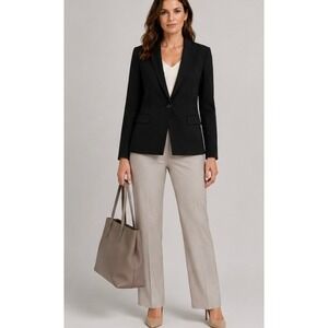 New With Tag Donna Karan New York Women's Black Tailored Blazer Jacket 12 Career